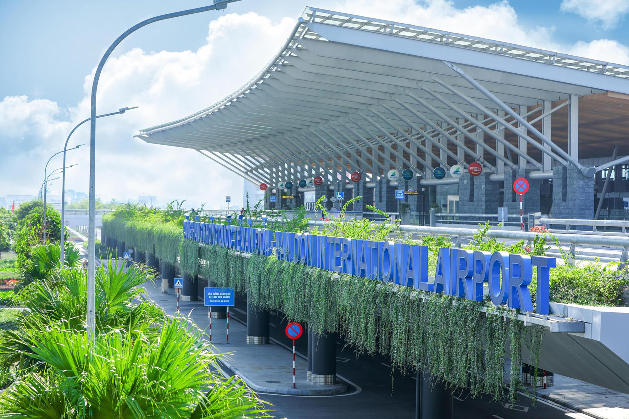 Không gian xanh tại sân bay Vân Đồn